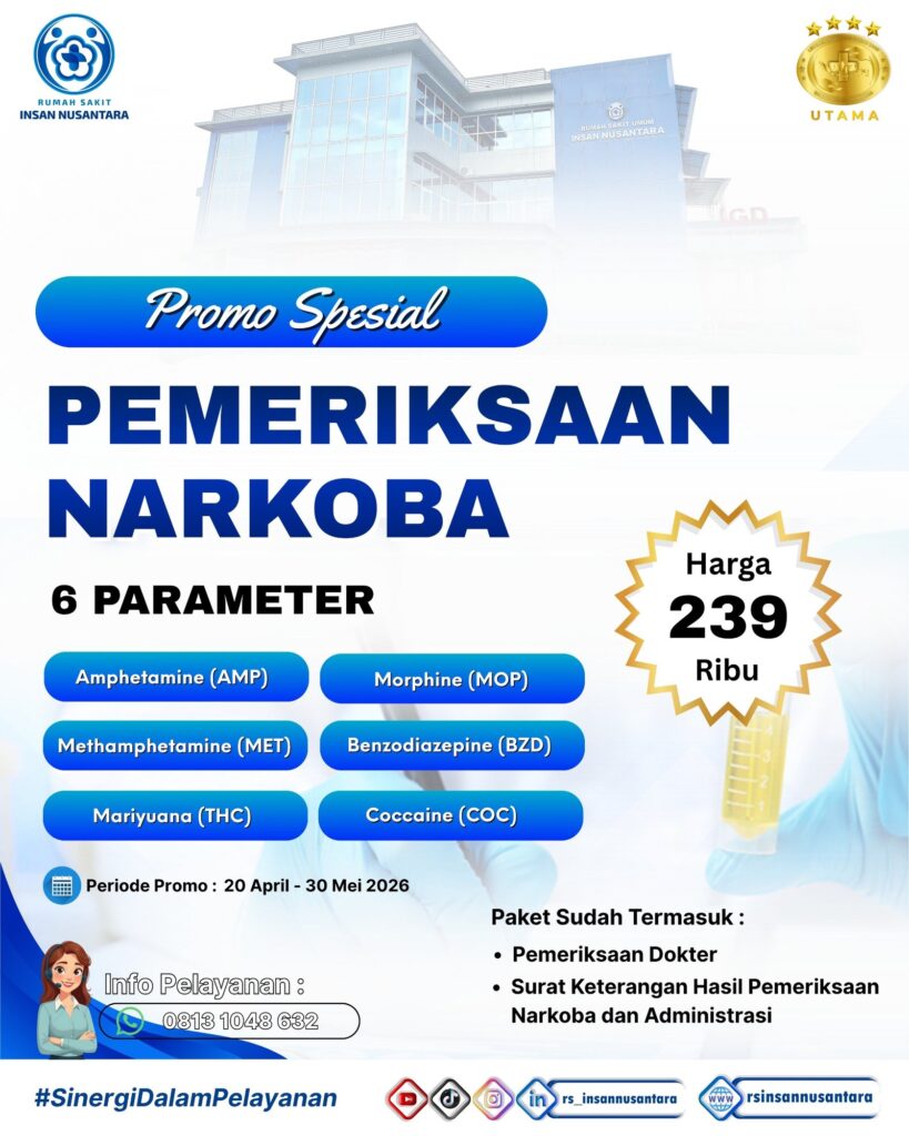Poster Paket Cek Narkoba